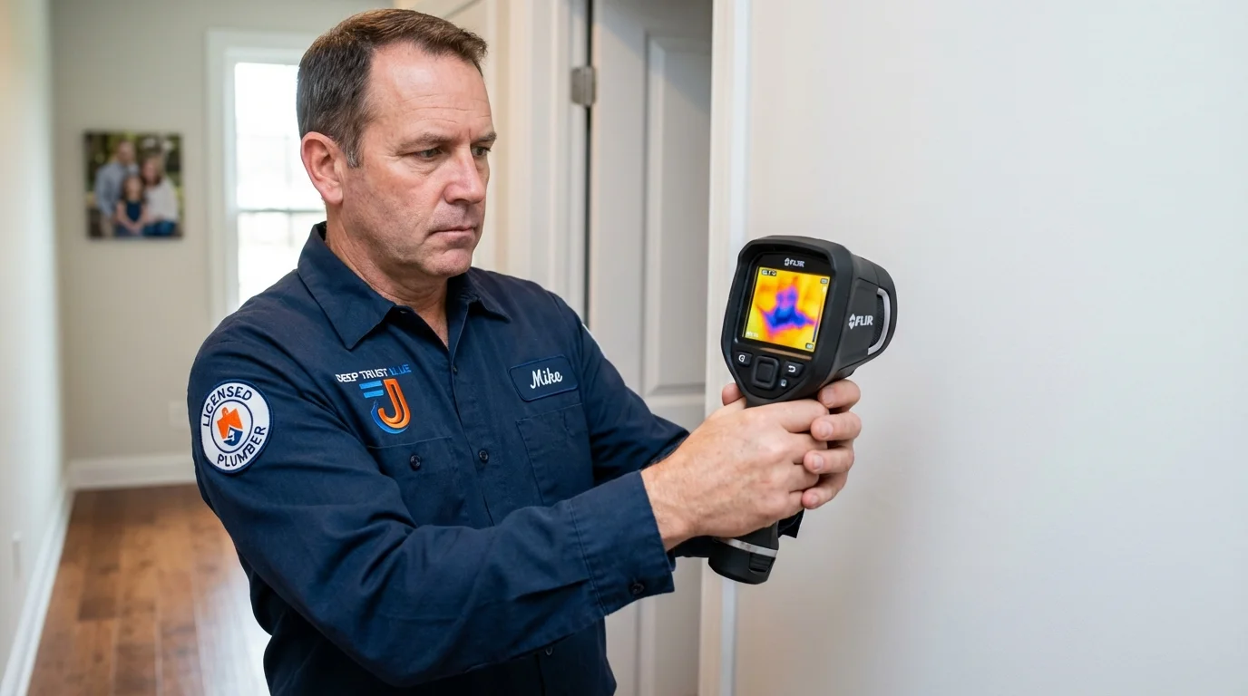 Thermal imaging leak detection by Johns Plumbing LLC in Bel Air